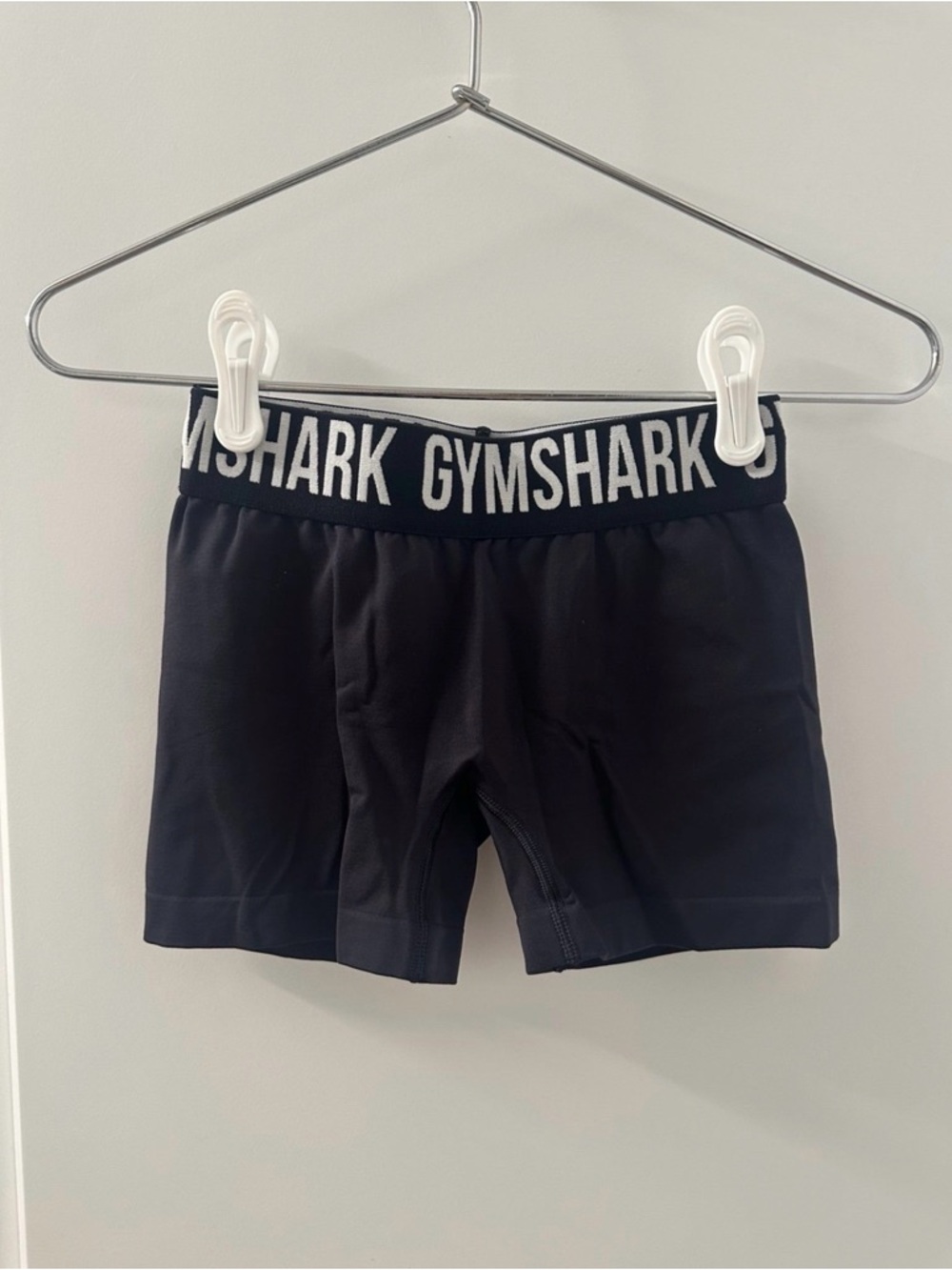 Gymshark Logo Elastic Waistband Training Shorts | Blue | XS
